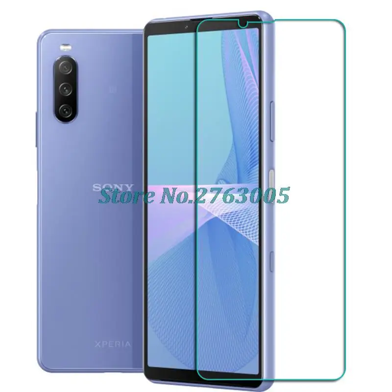 Закаленное стекло для Sony Xperia 10 III Lite 6 дюймов Xperia10 10III SO-52B сог04 XQ-BT52 защитная пленка защита для экрана чехол для телефона