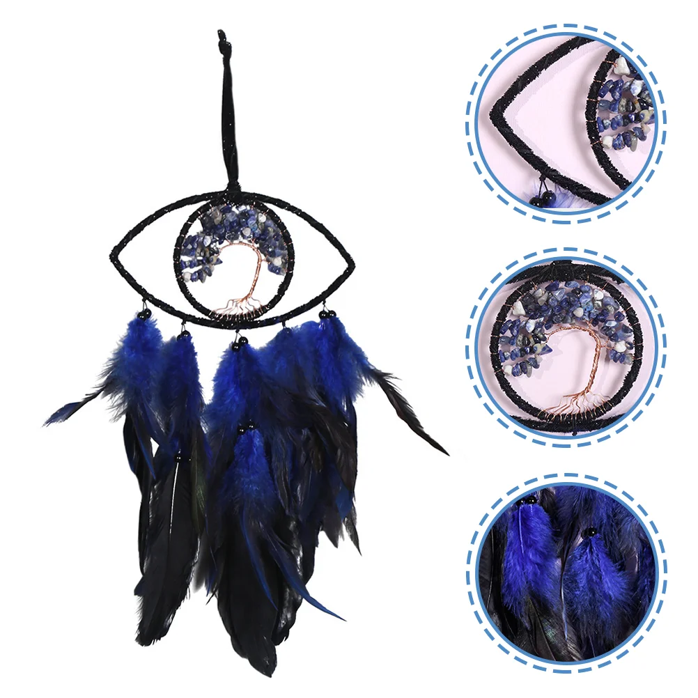 

Catcher Dream Dreamcatcher Hanging Pendant Wall Home Decor Ornamentsevil Eyes Tree Life Luminous Ornament American Decorative