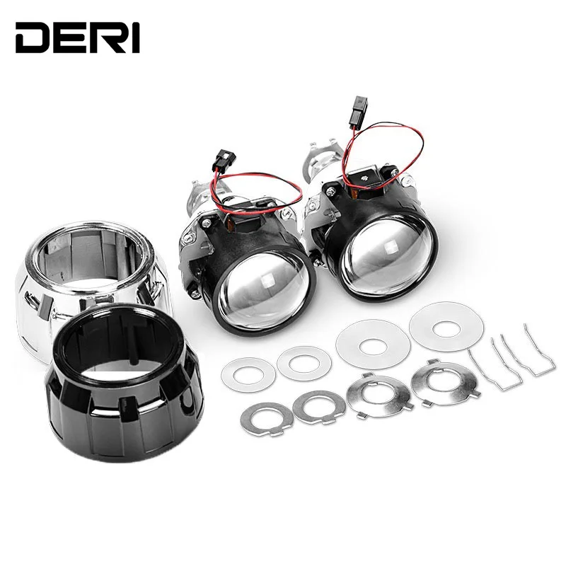 

2 шт., автомобильные ксеносветодиодный лампы H1 H4 H7, 2,5 дюйма