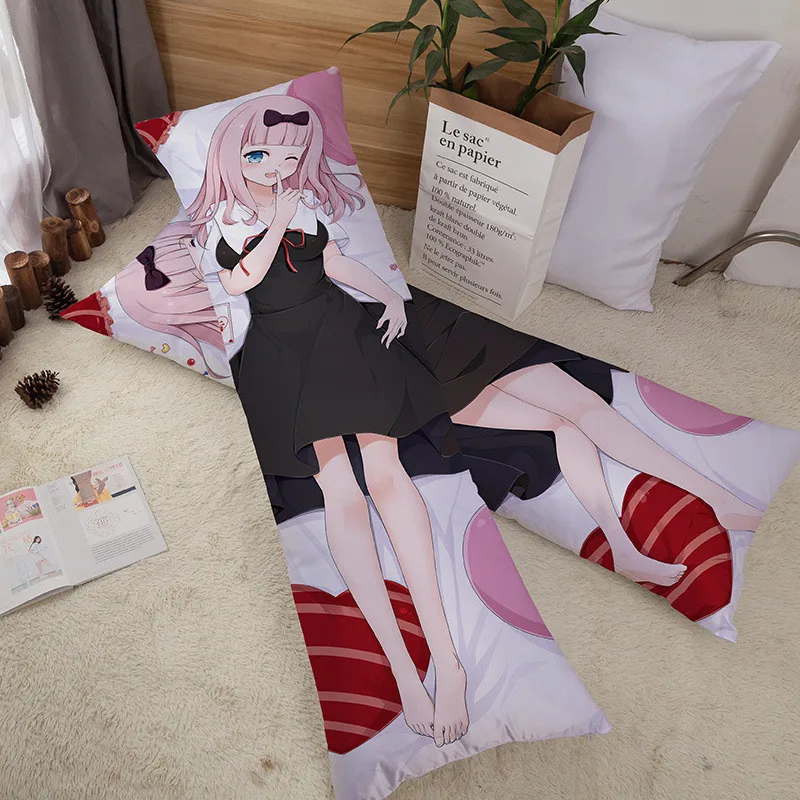 Декоративная подушка Fujiwara Chika Dakimakura обнимающая для тела чехол постельного белья
