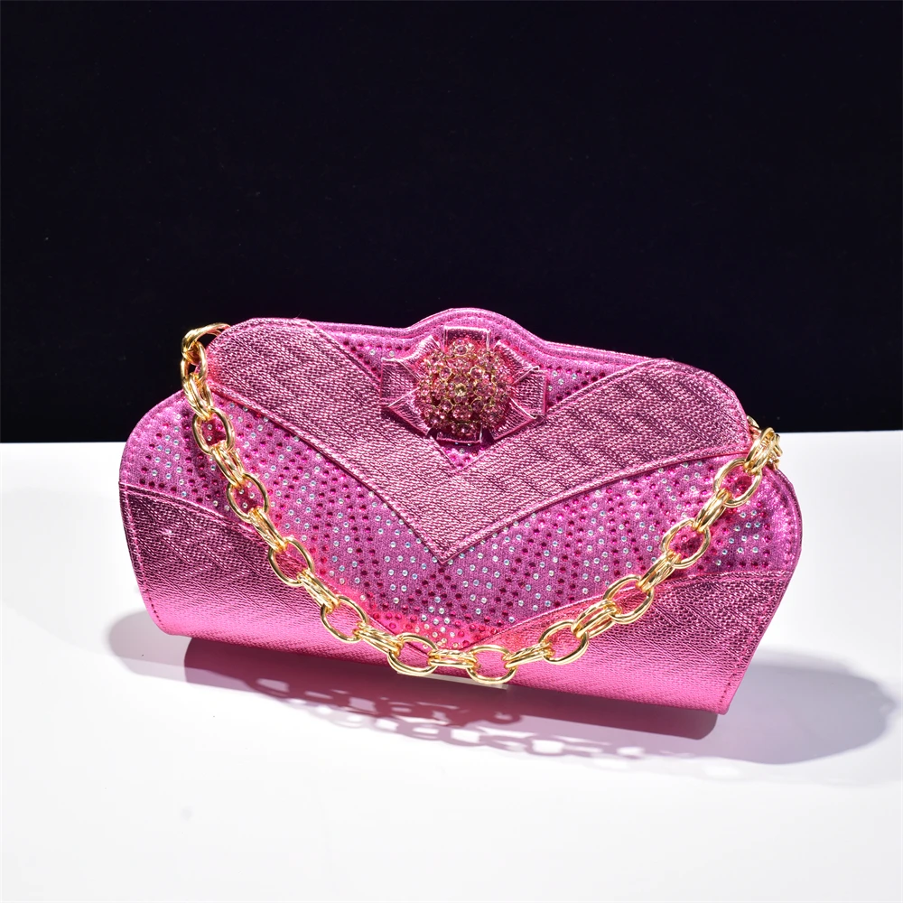 Новое поступление вечерняя сумка на плечо с цепочкой вечерние сумки со стразами