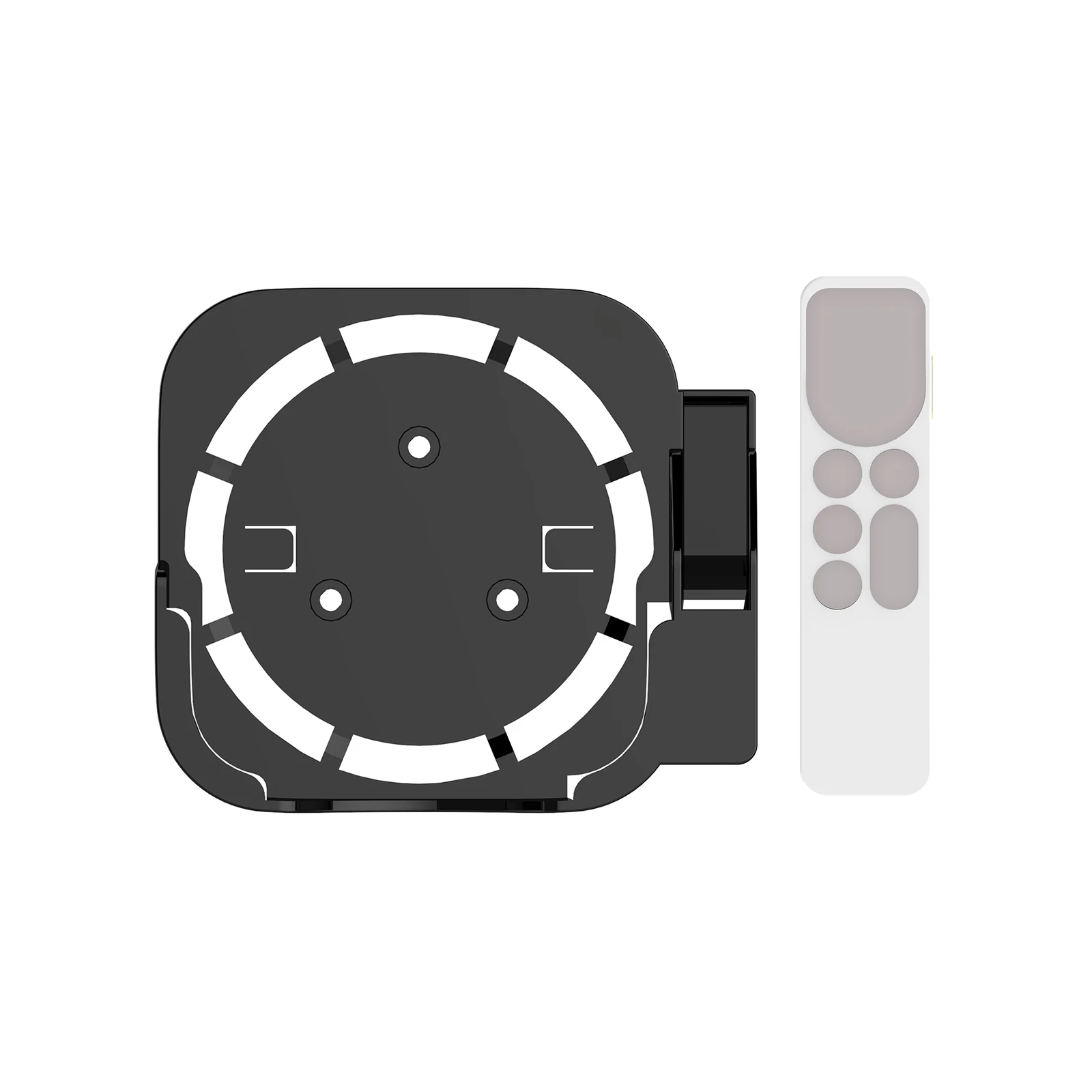 

TV Mount Wall Mount Bracket Holder with Remote Control Protecting Case Cover for Apple TV