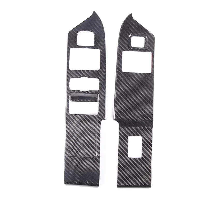 Сухой карбоновый переключатель подъема окна накладка на рамку для Land Rover Defender 90