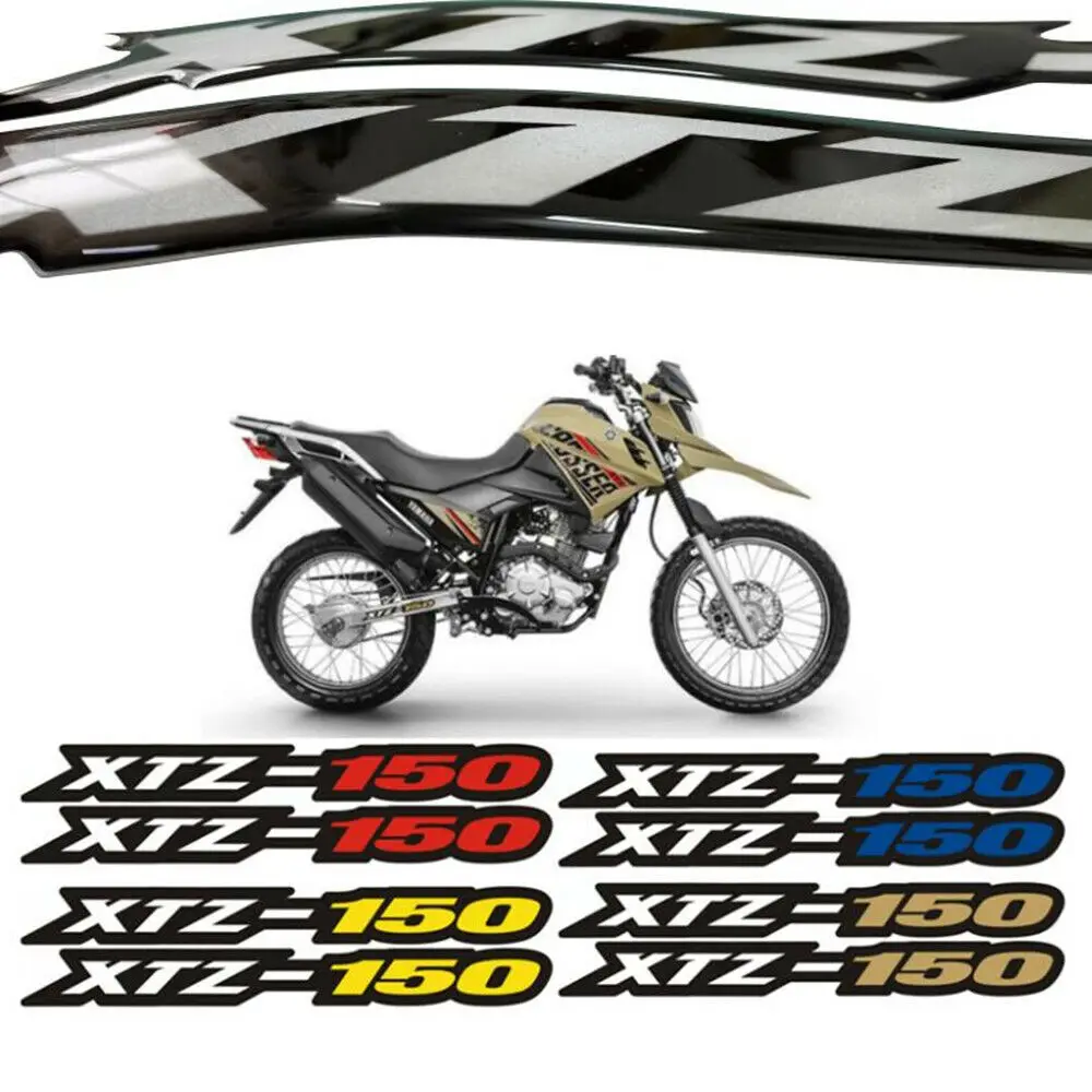 

For YAMAHA XTZ150 xtz 150 2019 2020 2021 Motorcycle Accessorie 3D Glue SwingArm Air Box Reflection Stickers Decorate Decals