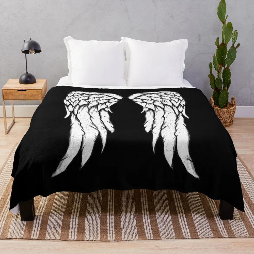 

Daryl Dixon Wings - Zombie Throw Blanket Cheap Blankets Heating Blanket For Bed