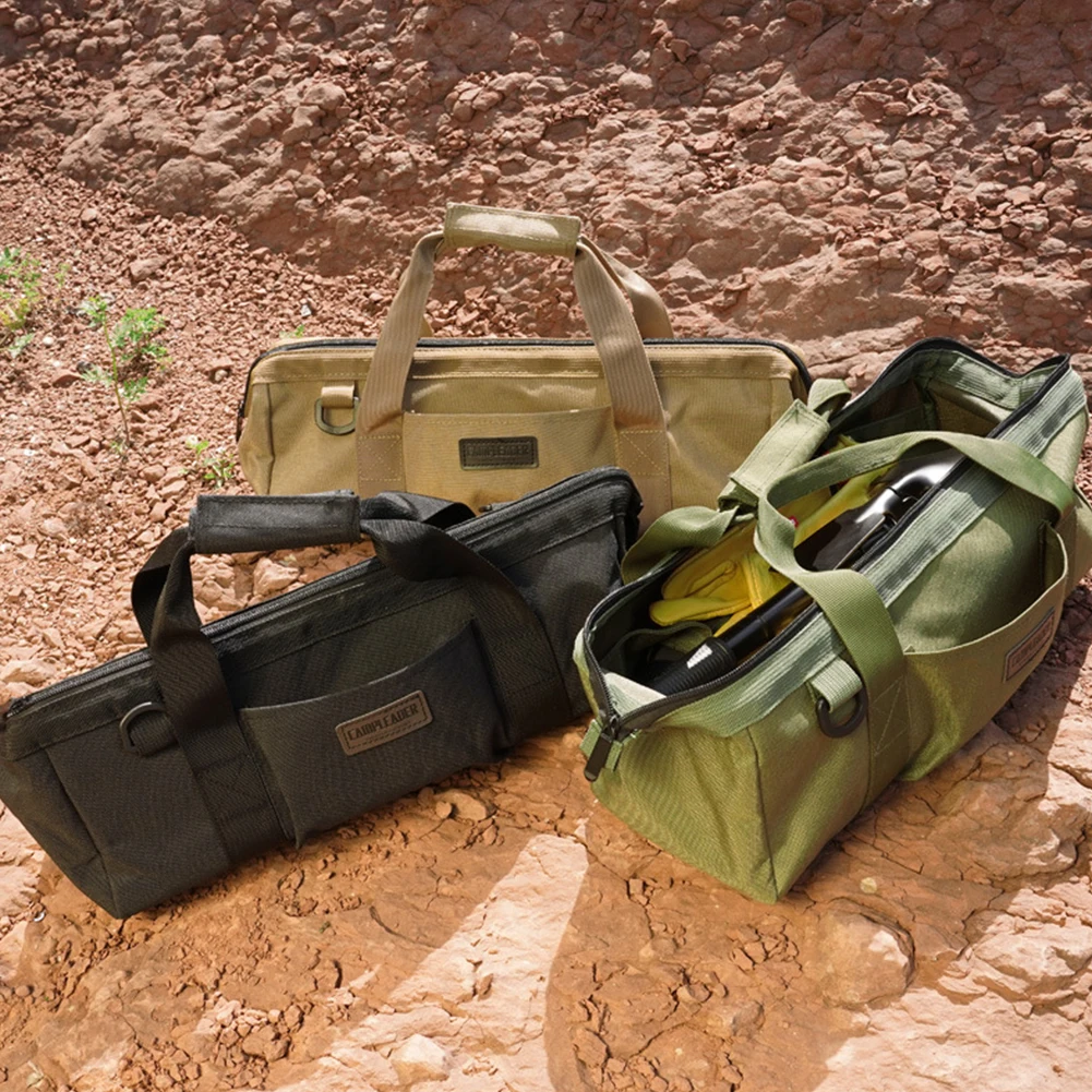 

Camping Tools Storage Bag Portable Tent Pegs Accessories Organizer Waterproof Wear Resistant Camping Hiking Carrying Case