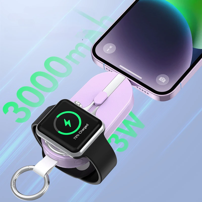 

Mini Keychain Solar Power Bank Mobile Phone Charging Watch Emergency PowerBank Battery with Solar Panel