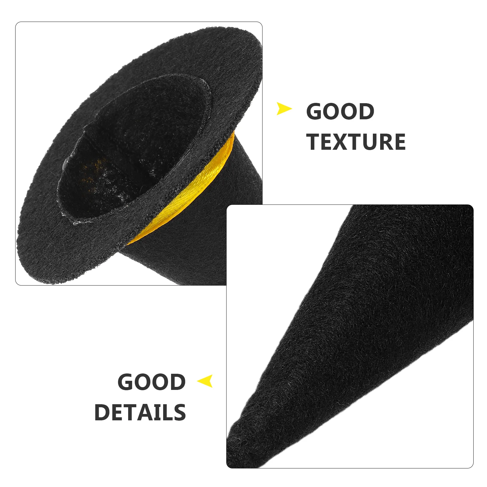 6 шт. украшения для Хэллоуина бутылка шляпа ведьмы кухни мини-украшения чехол