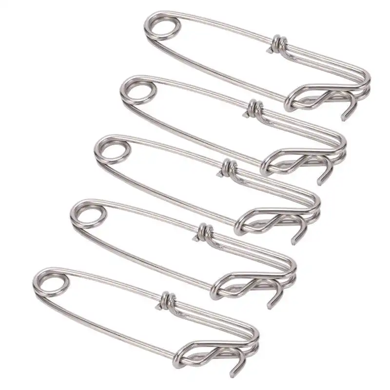 5 шт. рыболовный соединитель застежка с открытым глазом подвесная Пряжка быстрый