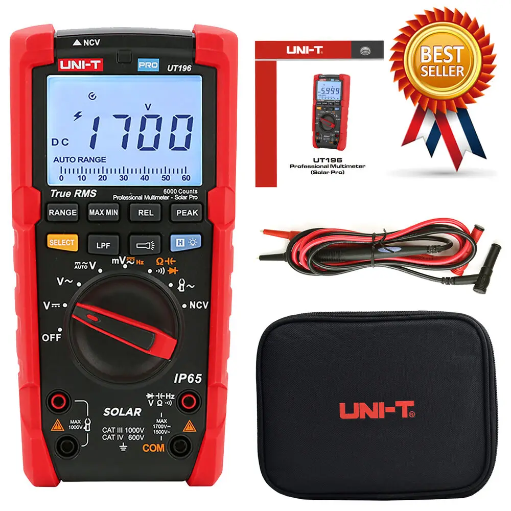 

UNI-T UT196 1700V DC True RMS Digital Professional Multimeter BacklightKD