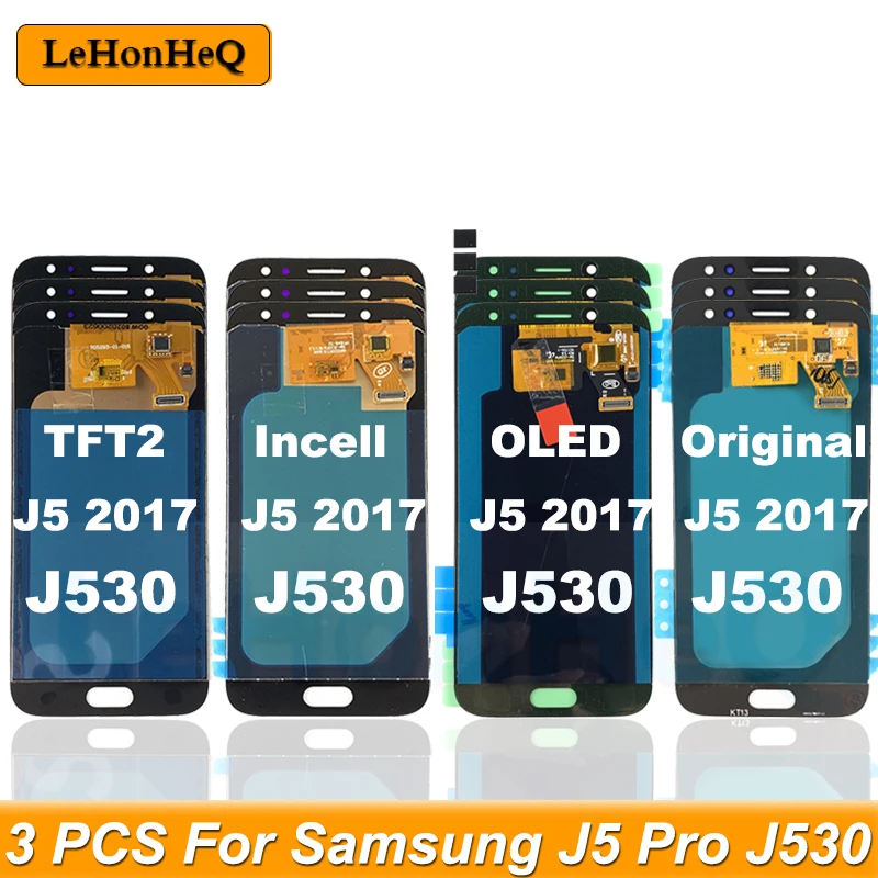 3 шт. сенсорный экран для Samsung Galaxy J530F |
