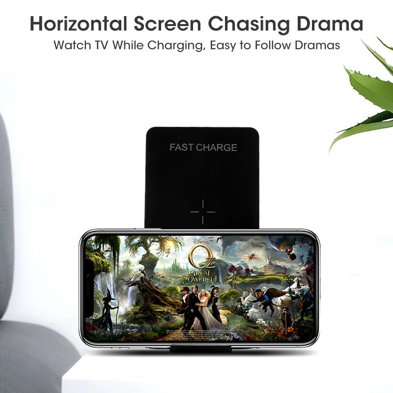 QI Dual Coil Wireless Chargers Foldable for Samsung iPhone 10W Phone Fast Charging Station Holder Stand Travel Charger Docking |