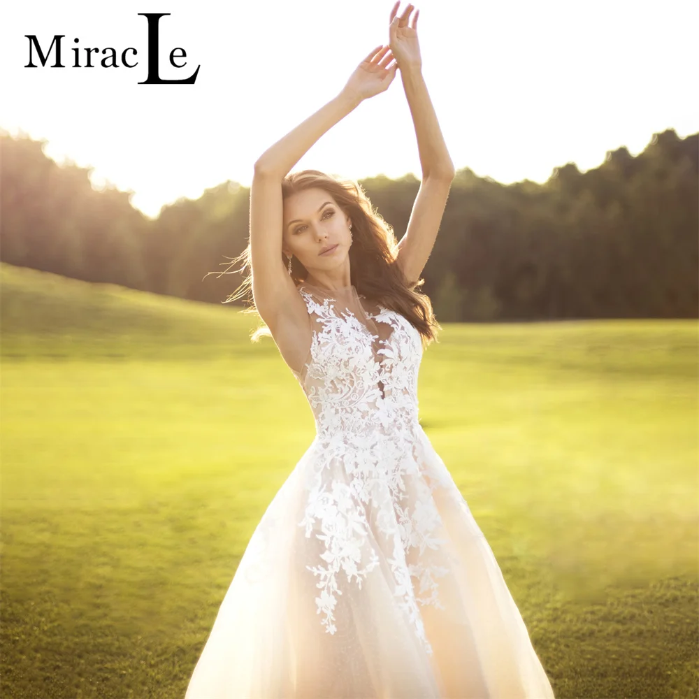

Enticing A Line Wedding Dress For Women Sexy Sweetheart Bridal Gown New Button Dress Elegant Sleeveless Lace Vestido De Novia