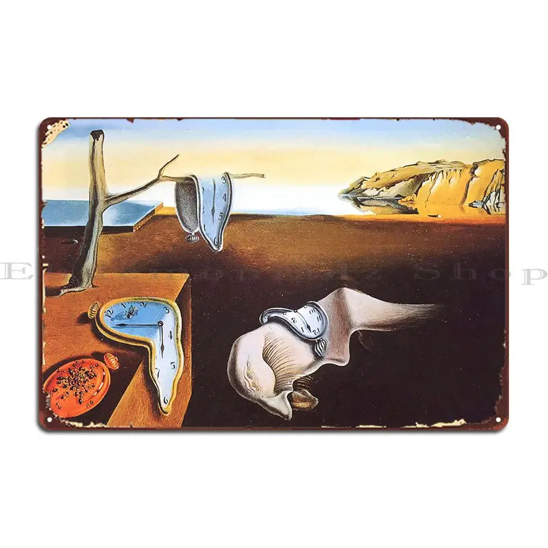 

Dali стойкость памяти Металлический налет краска стена пещера клуб на заказ оловянный знак постер