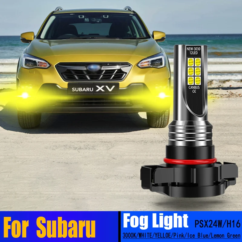 Lamp Canbus Free Error H16eu Psx24w 2504 For Subaru Xv 2012-2014 Brz 2012 2013 2014 2015 2016