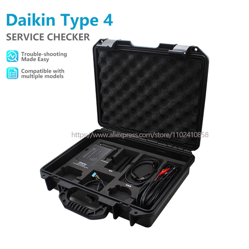 Фото Инструмент для мониторинга кондиционеров Daikin Service D Checker Type4 Wi-Fi, электрический, 999176T, для устранения неисправностей наружных блоков систем ОВКВ №1
