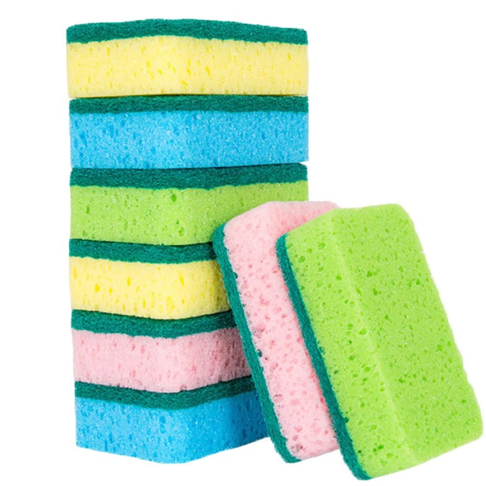 

Sponge Scrub Kitchen Cleaning Bathroomhousehold Home Product Washing Brush Pan Scouring Pad Dish