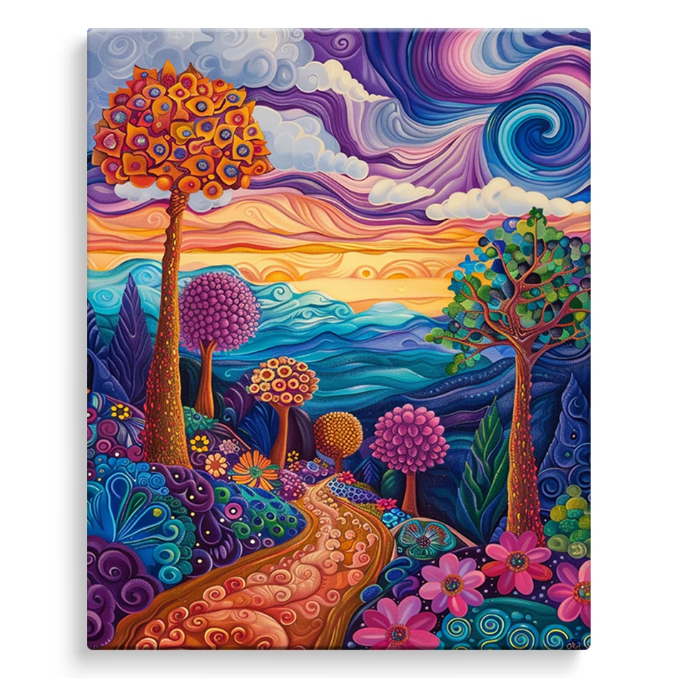 SDOYUNO-Дилай сам картина по номерам цветы рукоделие ремесло ручная работа набор