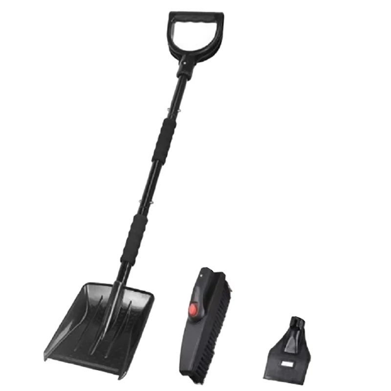 

Snow Shovel Kit 3-In-1 Snow Shovel Collapsible Design Portable Emergency Snow Shovel Set for Car Truck Camping