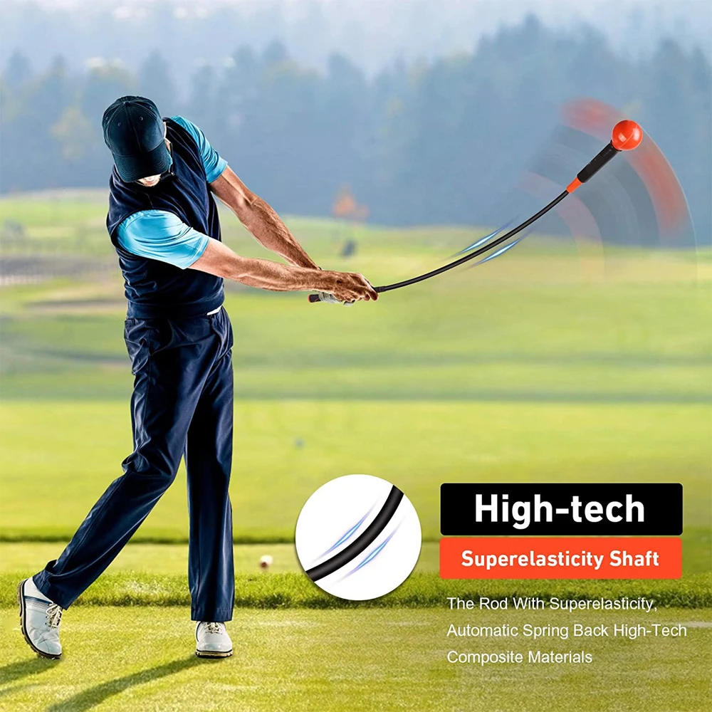 Golf Swing Trainer Aid,Warm-up Stick Golf Training Equipment Outdoor Practice for Improved Rhythm Flexibility Balance&Strength