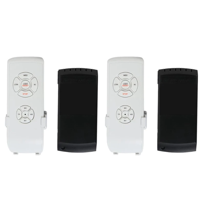 

2X Ceiling Fan Remote Control Kit, Small Size Universal Ceiling Fans Light Remote, Speed, Light
