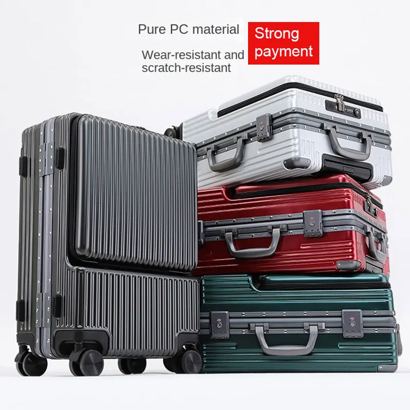 Чемодан для мужчин и женщин бесшумный чемодан на колесах прочная долговечная