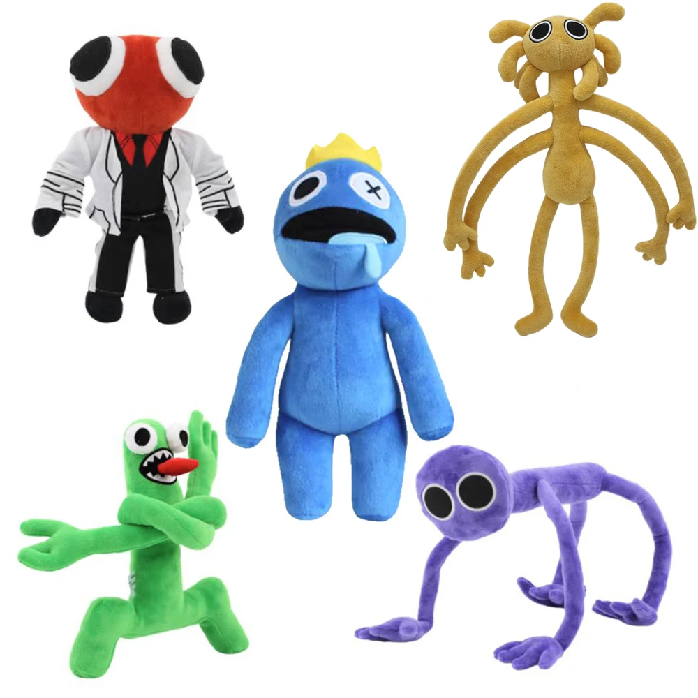 

30cm Kawaii Rainbow Friends Plush Toy Cartoon Game Character Doll Blue Monster Soft Plush Animal Toy for Kids Fans Anime Plush