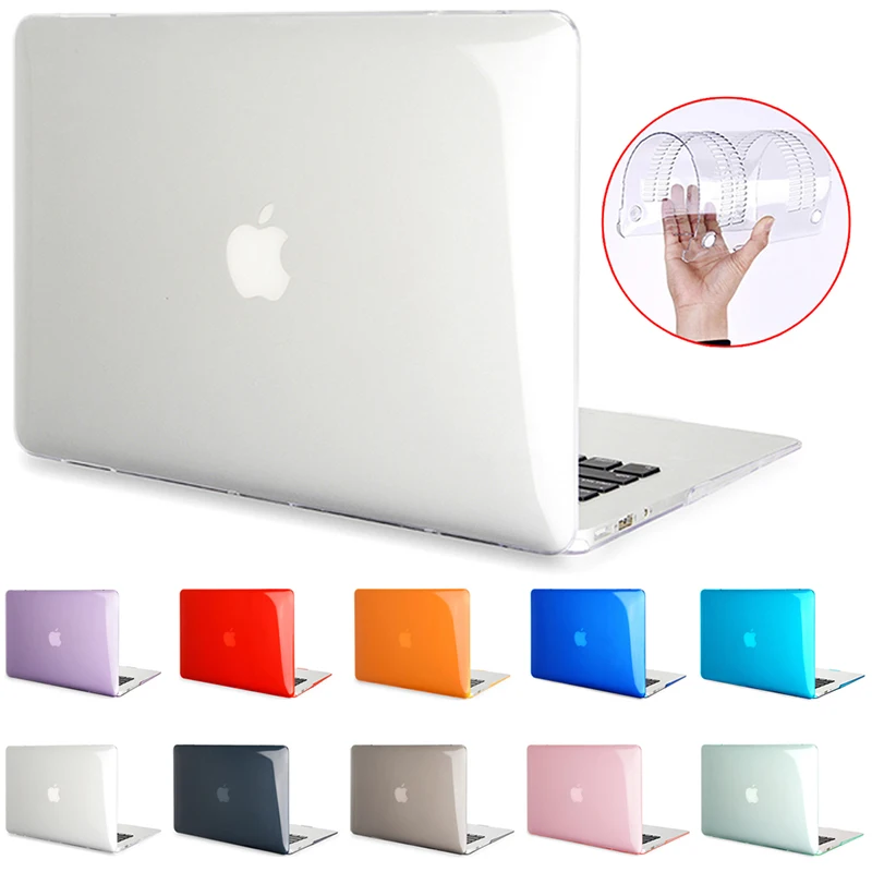 

Прозрачный чехол для Apple MacBook Pro 14 A2442 Pro 16 A2485, чехол для MacBook Air 13,3 A2337 A1466 A2338 Retina 11 12 A1370 A1534