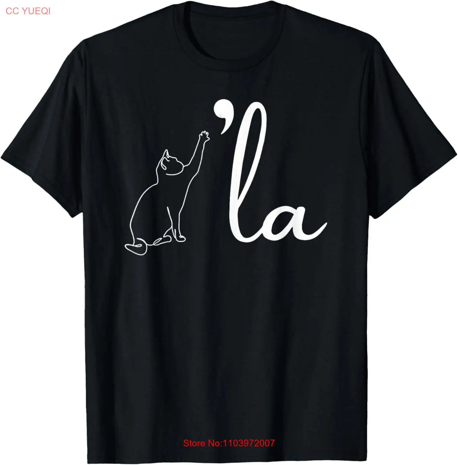 Ретро футболка с котом Comma La Kamala harrдля президента 2024 выборов