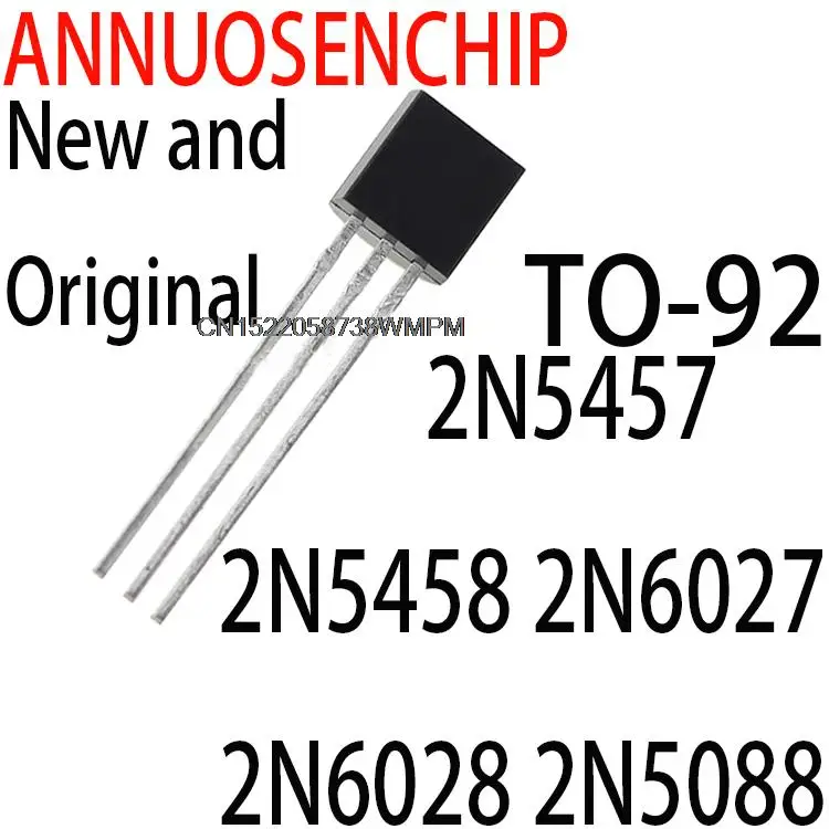 10 шт./лот Новый и оригинальный TO-92 2N4401 2N5089 2N5088 2N5087 2N4400 2N5457 2N5458 2N6027 2N6028 2N5485 2N5484 2N5771 -