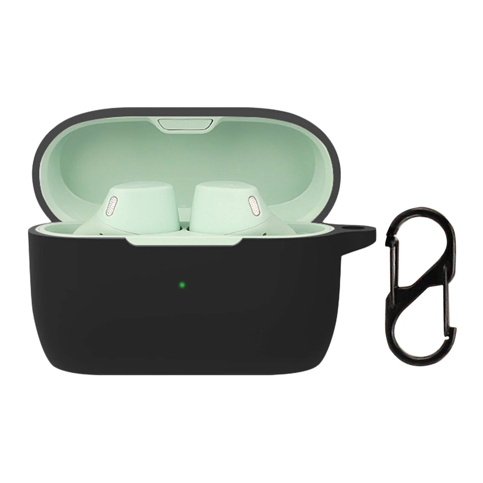 

Scratchproof Soft Silicone Protective Case Storage Cover Portable Earphone Cover With Buckle For Elite 4 Active Accessory