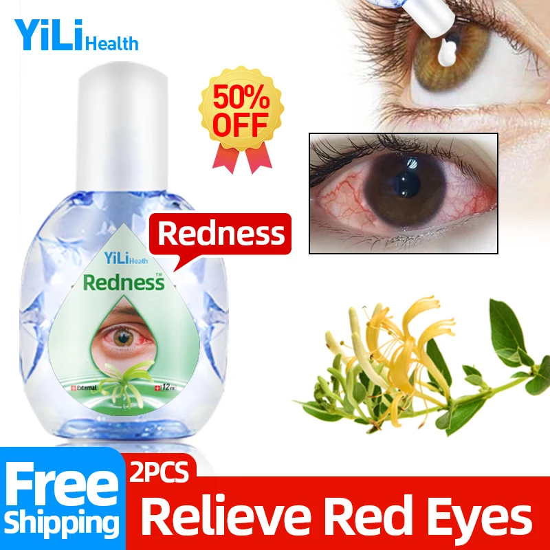

Red Eye Treatment Honeysuckle Eyes Drops Apply To Bloodshot Eyes Infection Relief Chinese Medicine 12ml
