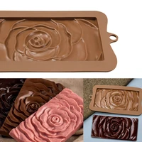 silicone peony chocolate mold baking pan for pastry fondant cookie mold pastry jelly block candy tool kitchen baking supply