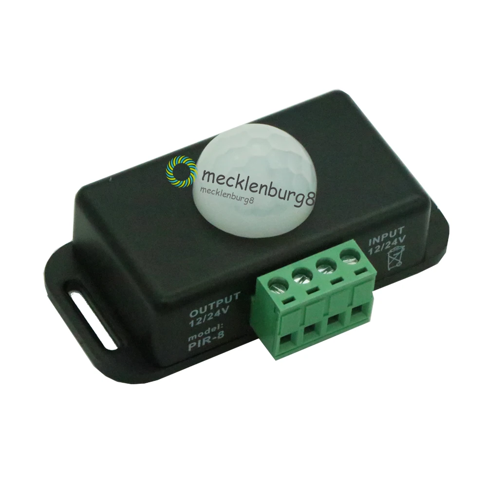 DC 12V to 24V 8A Автоматический датчик PIR с регулировкой движения переключатель IR Инфракрасный детектор модуль света для светодиодной ленты лампы.