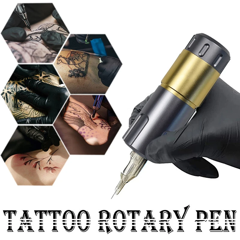 

2022 Rotary Tattoo Machine Pen 12000RPM Permanent Makeup Used For Unexpected Body Art