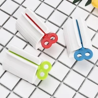 2pcs tooth paste squeezer facial cleanser press rolling holder toothpaste dispenser tube squeezer bathroom accessories for kids