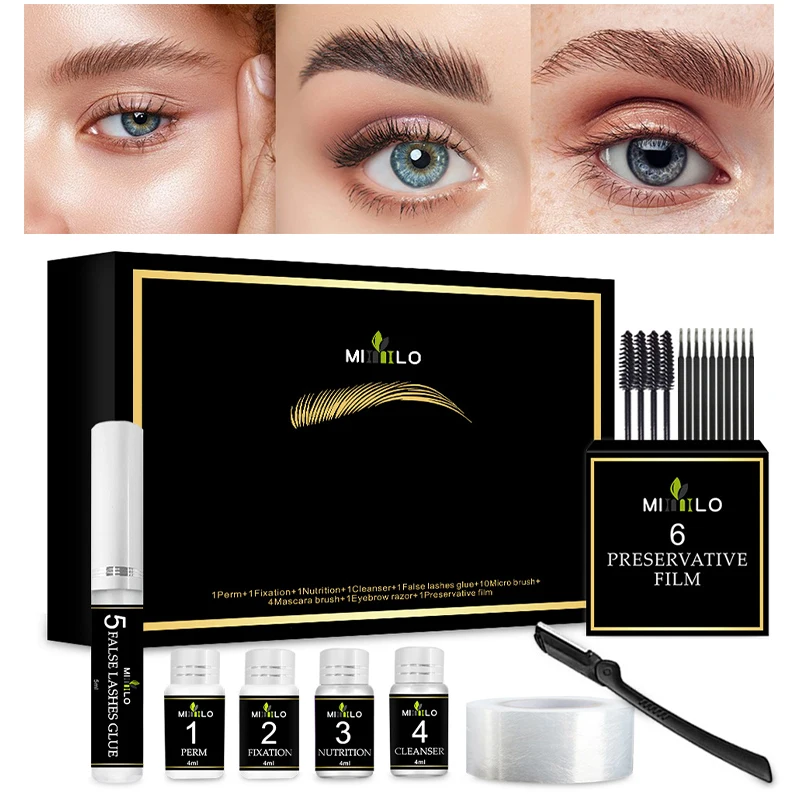 

Eyelash Perm Kit Full Lash Lift Kit for Professional Use Salon Lash Lift Kit Eye Lashes Eyelashes Set 2022 New Year Gifts