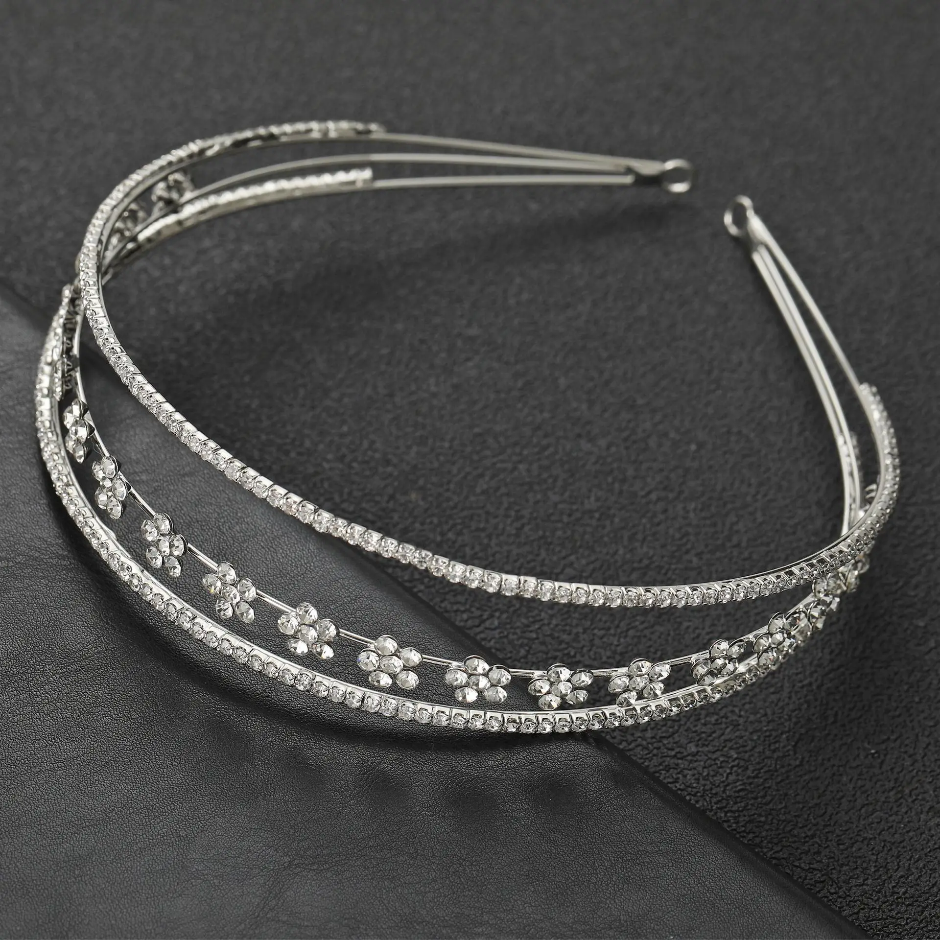 Женская свадебная корона головной убор разы Цветочная повязка челка фиксированная петля для волос для свадебной вечеринки фотографии AIC88 Женская свадебная корона головной убор разы Цветочная повязка челка фиксированная петля для волос для свадебной вечеринки фотографии AIC88