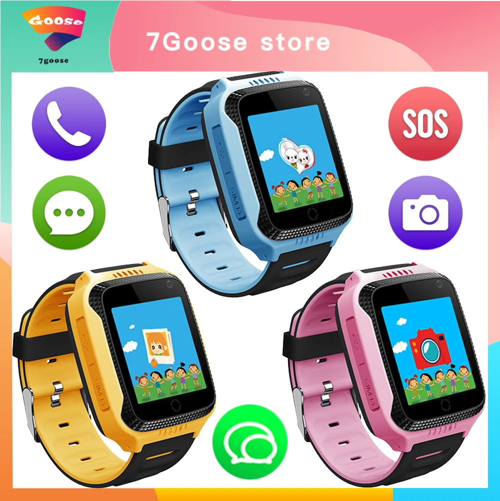 

2022 smart watch phone sim card for children SOS gps tracker Electric fence Remote monitoring Alarm clock Voice chatting camera