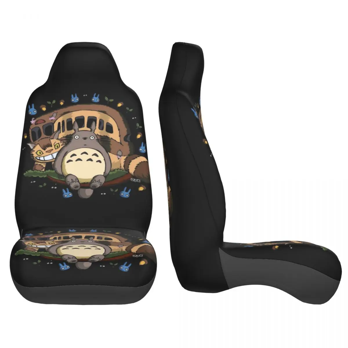 Универсальные автомобильные чехлы на сиденья My Neighbor Totoro манга подходят для