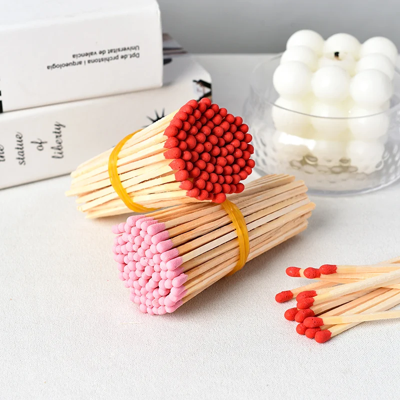 

400Pcs/set Bulk Scented Matches for Aromatherapy Candle Creative DIY Long Match Art Matches Cigar Ignition Outdoor Tools 75MM