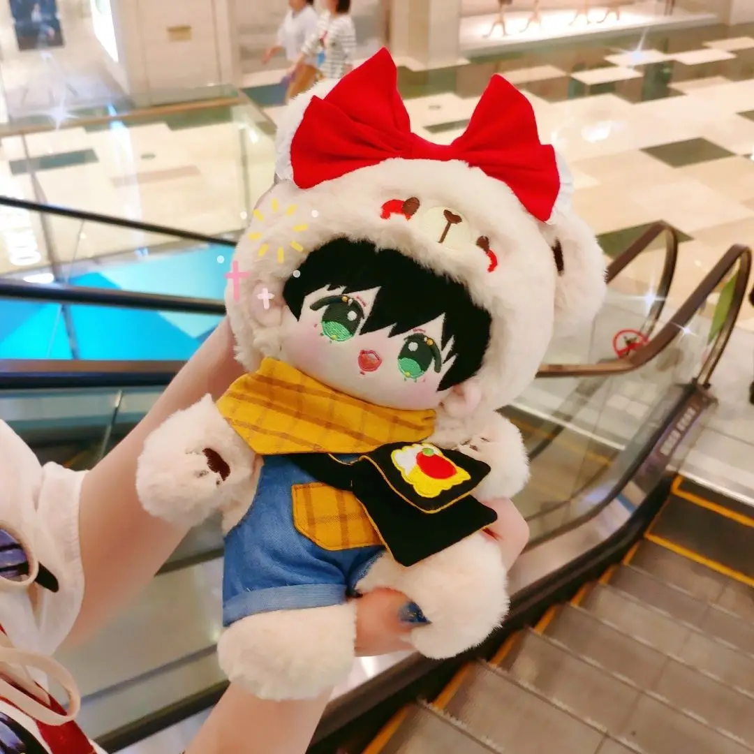 

Anime Jujutsu Kaisen Fushiguro Megumi Cute 20cm Plush Stuffed Doll Body Toy DIY Change Clothes Plushie Cosplay Xmas Gift