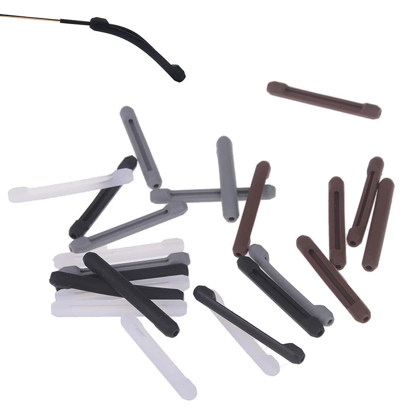 

3 Pairs Silicone Glasses Temple Tips Anti-Slip Safety Retainer Ear Hooks For Eyeglass Sunglasses