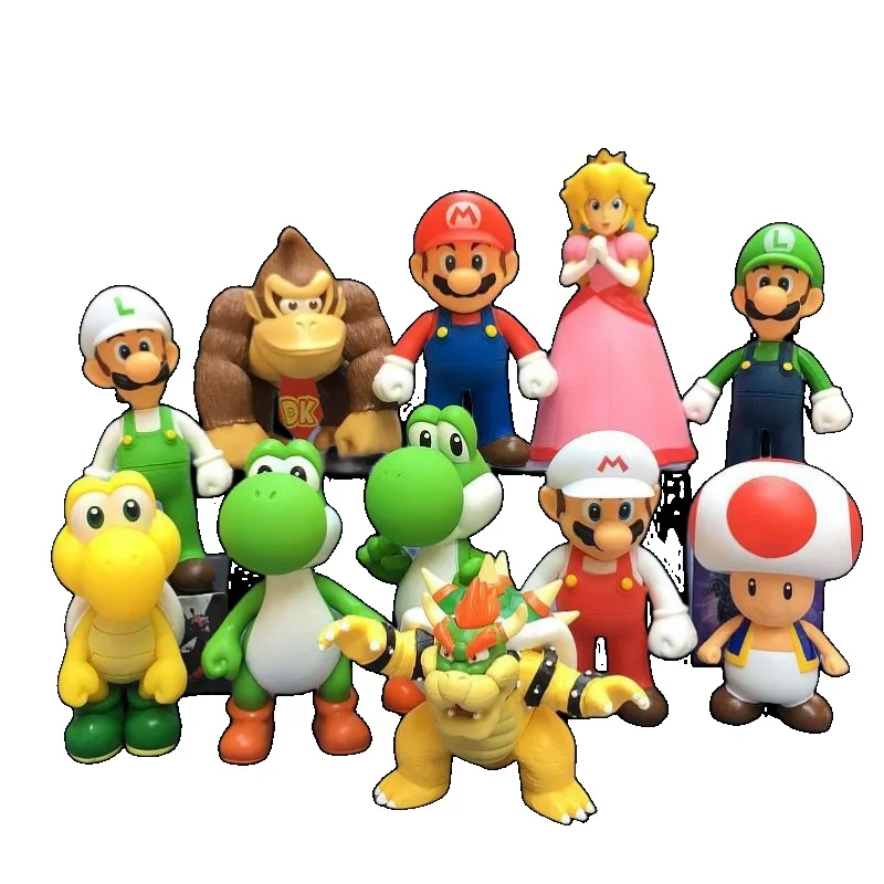 

Игрушка «Супер Марио», «Братья», «ручная работа», Милая Принцесса Луиджи боусера, кукла, креативная модель, украшение для рабочего стола, подарок для друзей