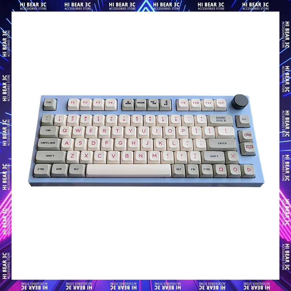 Nj80 Bluetooth Wireless Mechanical Keyboard 2.4G Hot Swap Rgb Backlit For Pc 4800mah Battery Gaming Accessories for Laptop Nes
