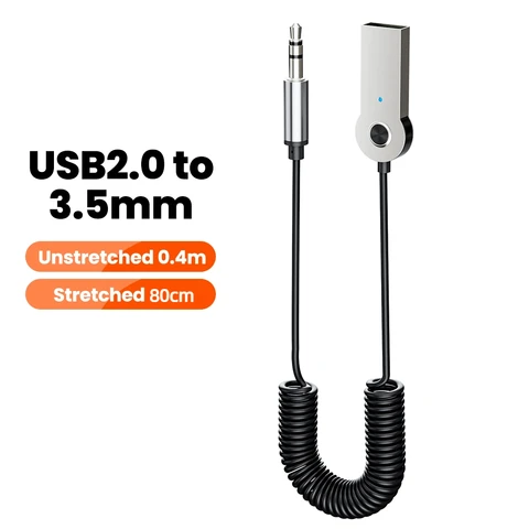 Беспроводной Bluetooth адаптер 5.3 для авто