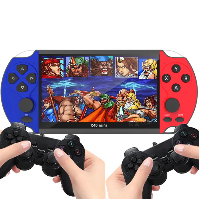 

X40 Mini Handheld Game Console Arcade Multifunctional Video and Audio 6.5-inch High-definition Screen Large Memory Expandable