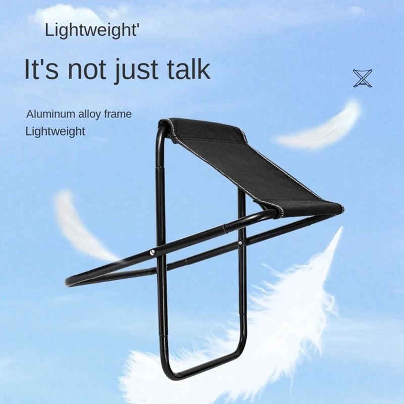Уличный складной стул портативный для путешествий кемпинга рыбалки метро