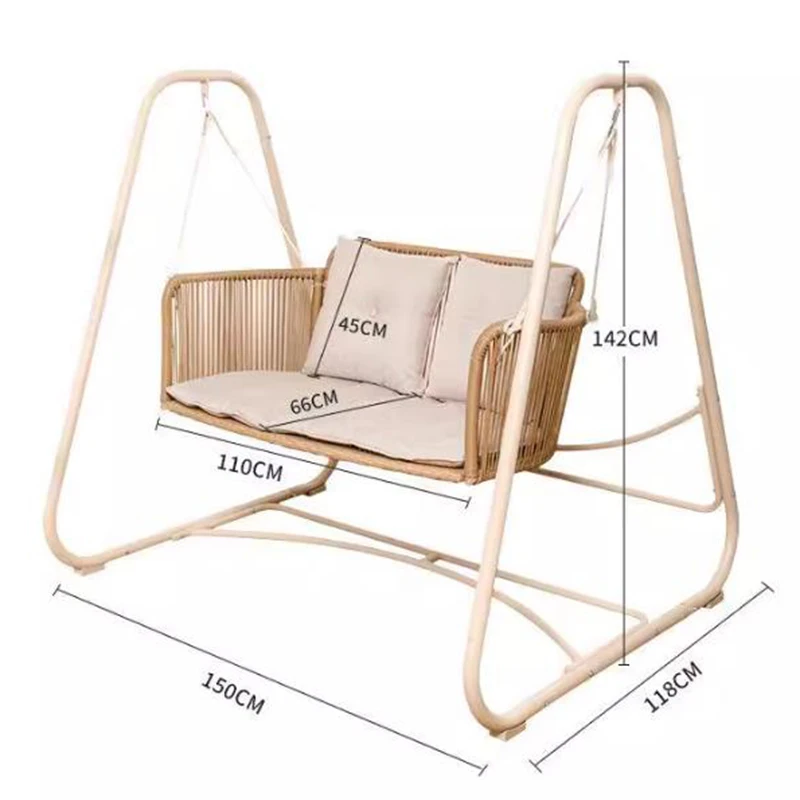 Качающийся шезлонг для террасы качели патио гамак подвесные садовые отдыха