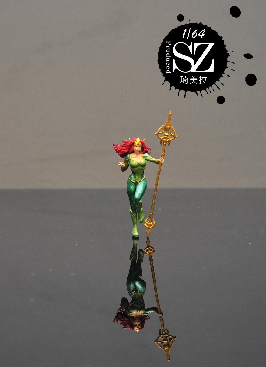 

1/64 Doll Model Sea King's Wife Micro Landscape Props Resin Figure